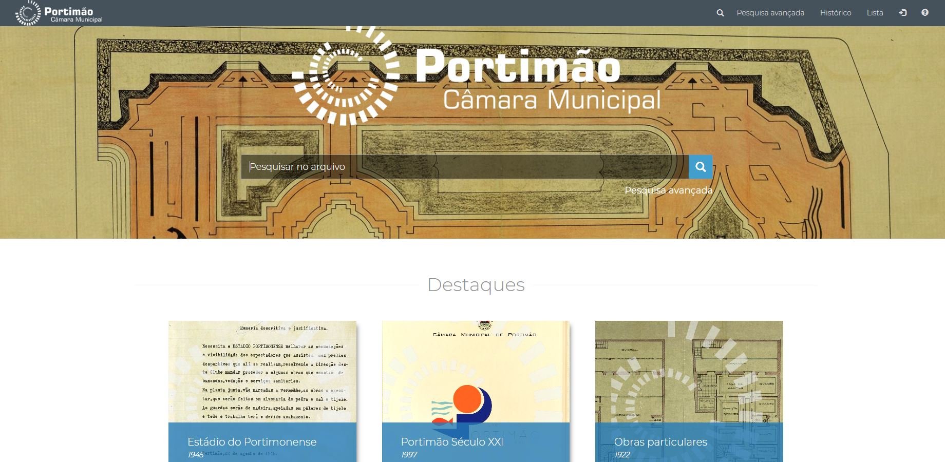 Município de Portimão lança online Arquivo Municipal com X-arqWeb